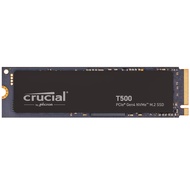 Crucial T500 1TB 2TB PCIe Gen4 NVMe M.2 SSD with heatsink