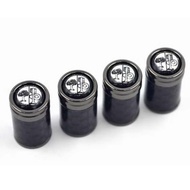 {KDJGHFER} 4pcs Carbon Rims For AMG Tire Cap Valve Wheel Stem Cap AFFALTERBACH AMG Valve Stems Cover