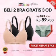 YOU'VE PAKET 2PCS BRA B1231 GRATIS 3PCS CD SEAMLESS C876 CD BRA wANITA