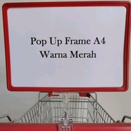 A4 Size Pop Up Frame - Minimarket Price Board - A4 Size Shop Pole
