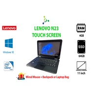 (REFURBISHED) LENOVO N23 INTEL CELERON N3000 /DDR3 8GB RAM/ 64GB SSD/ DELL / HP / LENOVO / LAPTOP MURAH / GAMING LAPTOP