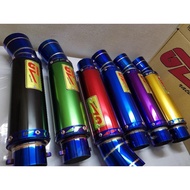 ( EX5 / EX5 high power ) GL RACING BIG CORK EXHAUST EKZOS PIPE ( 28mm stainless steel )
