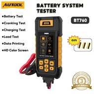 AUTOOL BT760 Battery tester 12V&24V cca:30-2000 automobile battery test motorcycle battery tester