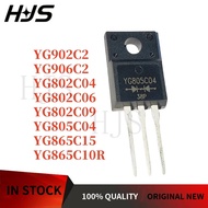 10PCS YG805C04 YG802C09 YG802C06 YG865C10R YG902C2 YG865C15 YG906C2 YG802C04 TO-220F In Stock MOS CH
