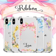 2025 New Cute Ribbon Phone Case Personalized Name