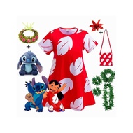 Star Treasure Lilo Princess Dress Children Halloween Costume Birthday Dress Lilo Lilo Dress Girl