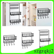 [Szgrqkj2] Fridge Side Stand over The Door Pantry Organizer for Laundry Room