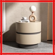 Bedside table designer high-end painted bedside table designer cream-colored bedside table storage k