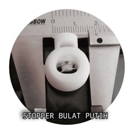 Stopper Cord Lock Bulat Untuk Tali Kur Tali Sumbu Tali Kepang BULAT PIPIH TABUNG isi 40 pcs