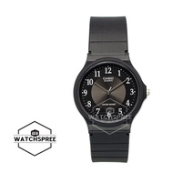 [Watchspree] [K] Casio Classic Analog Black Resin Band Watch MQ24-1B3 MQ-24-1B3
