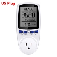BESTWEST 220V 110V Digital LCD Wattmeter Digital Display EU/AU/UK/FR/US Plug Energy Meter Kilowatt M