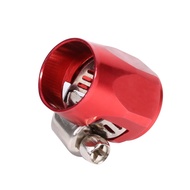 pikdsg AN6 Hose End Finishers Fuel Oil Water Line Clip Clamp for Auto Car Red