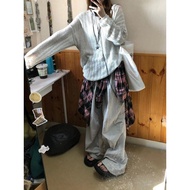 Mesh Top Hot Girl y2k American Hole Blouse Summer Thin Style Hollow Knit Women Retro Design Lazy Loo