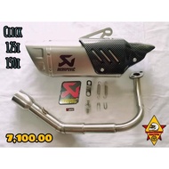HONDA CLICK 125i/150i AKRAPOVIC M1 FULL EXHAUST SYSTEM