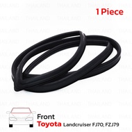 Front Windshield Rubber 1 Piece Of Eyebrows Black For Toyota Landcruiser FJ70 FZJ79 Year 1985-2006