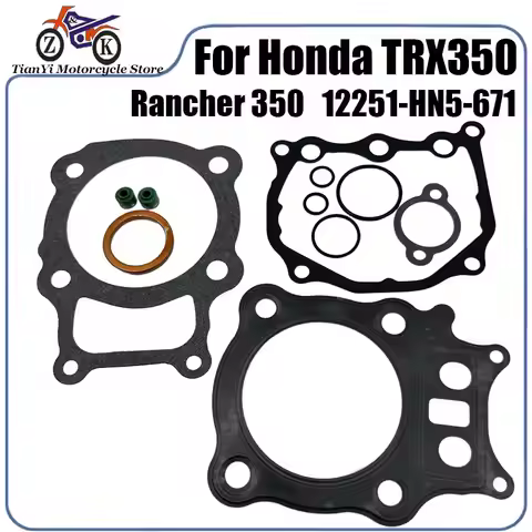 Motorcycle Engine Gasket Kit For Honda ATV Rancher 350 TRX350FE 4x4 ES TRX350FM TRX350TE TRX350TM 20