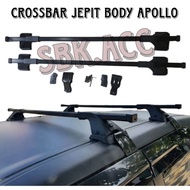 Crossbar Cross Bar Leg Rack Clamp Body Rack 2PC Apollo Rack Universal Car