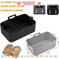 FUTUREE Air Fryer Baking Tray, Silicone Reusable Air Fryer Basket, Rectangle Silicone Air Fryer Line