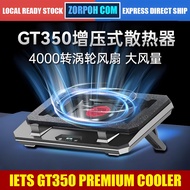 IETS GT350 Powerful Pressure Fan Gaming Laptop Cooler 4000RPM  Radiator Silent Air Cooling GT300