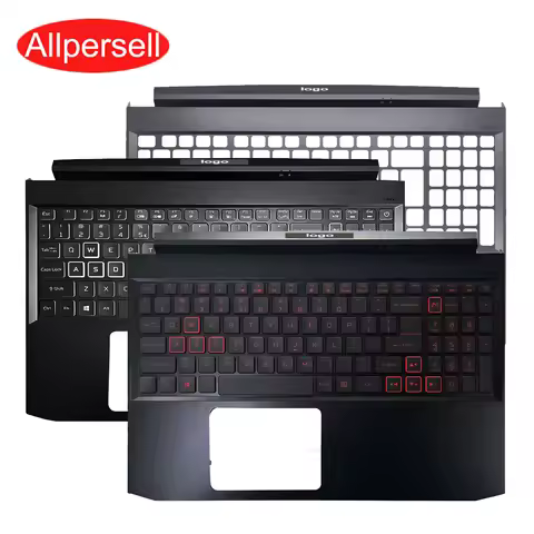 For Acer Nitro5 AN515-55 56 57 44 N20C1 N18C3 laptop upper cover palm rest case backlight keyboard