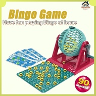 Bingo Game Set Bingo Lotto Lottery Family Cage Balls Cards Counters Party Bingo Game