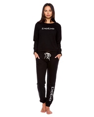 bebe Womens Pajama Sets - French Terry Pajamas for Women with L/S Pullover Top and PJ Pants - Sleepw