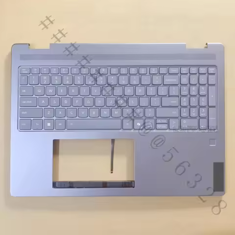 Brand New Palmrest Upper Case C Shell With US English Backlit Keyboard Touchpad Fingerprint Reader F