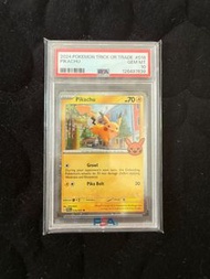 PSA 10 GEM MT 2024 Pokemon Trick or Trade Pikachu Card