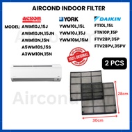 [100% ORIGINAL] FILTER AIRCOND ACSON/DAIKIN/YORK MODEL 1.0HP~2.5HP PENAPIS AIRCOND