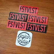 Fstvlst FESTIVALIST STICKERS / Band Stickers / Indie Band Stickers