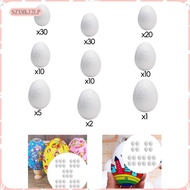 [szxmkj2lp] Foam Eggs Smooth for Crafts Making Polystyrene Eggs Faux Eggs Easter Eggs for Home Decor