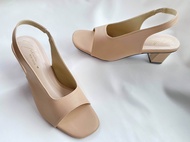 รองเท้าคัทชู ส้นสูง 2.5 นิ้ว ไซส์ใหญ่ 41 - 45 Bigsize แบบรัดส้น เปิดหน้าหลัง ส้นสูง มาใหม่คะ