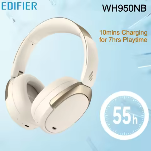 Edifier Wireless Headphones WH950NB Dual Device Connection Headset Fast Charging Clear Voice Microph