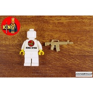 [Real Photo] [Genuine] BrickArms XM177/CAR-15 Ziccardi - Dark Tan Toy Accessories