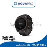 Garmin Fenix 8 47mmAMOLED Sapphire Carbon Gray Black Ti Black-Pebble Gray Band ประกันศูนย์ไทย 2 ปี