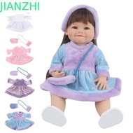 JIANZPH Doll Clothes, 22inch/55cm Multicolor Doll Pleuche Dress Set, Toy Hairy Doll Accessories Doll