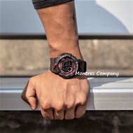 Montres Company 香港註冊公司(33年老店) 卡西歐 CASIO G-Shock 藍牙 藍芽 Blue Tooth BlueTooth 計步器 紅黑色 超大錶徑 GBD800 GBD-8