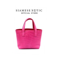 SIAMESE XOTIC กระเป๋าหนังจระเข้ รุ่น Tote S A040