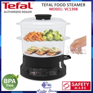 TEFAL VC1398 6L 2 TIER FOOD STEAMER, 800W, MINI COMPACT, BPA FREE, 2 YEARS WARRANTY