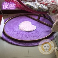 Washable Household Round Floor Mat Hanging Basket Swing Chair Cushion Rectangular Bedside Bay Window Yoga Rug Can Be Customized