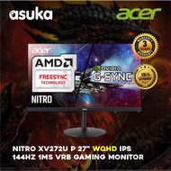 Acer Nitro XV272U P / XV272 / XV272UP 27" WQHD IPS 144Hz 1MS VRB Gaming Monitor