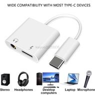 2-in-1 3.5 mm To Type C Adapter Headphone Converter Aux Cable  LIKAIYUE Type-C To Type-C Converter D