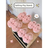 slippers for women men slippers bedroom slippers Girl Heart Piggy Comfortable Parent-Child Bedroom C