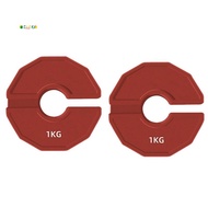 2PCS Gym Micro-Type Plates Dumbbell Fractional Weight Plate Rubber Fractional Weight Plates Plates A
