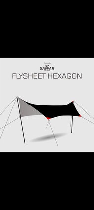 flysheet hexagonal saffaroutdoor flysheet ultra light