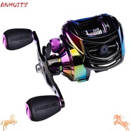 ANHUITYJ Baitcasting Reel, 9+1 BB Bearing Colorful Fishing Baitcast Reel, Durable Shallow Spool High
