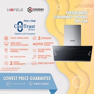 Hafele Designer Chimney Hood 90cm (Art. No. 538.82.373) / FREE DELIVERY