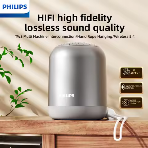 Philips TAS1110 Wireless Bluetooth Speaker HIFl Multi Machine Interconnection Mini Portable Outdoor 