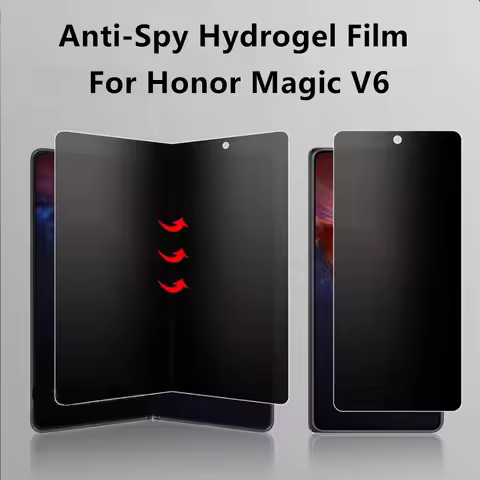 Matte HD Anti-Shatter Privacy Hydrogel Film For Honor Magic V6 MagicV6 Anti-Spy Soft Anti-Peeping In