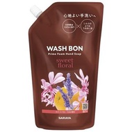 莎羅雅（SARAYA）Wash Bon Prime Form甜美花香型補充包 500mL